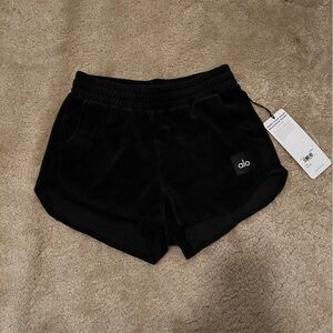 ALO Yoga Women's Terry High Waisy Bechside Shorts